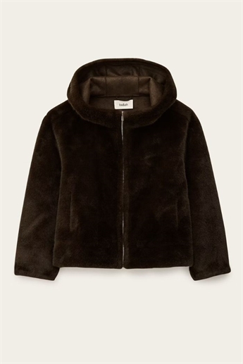 Ba&sh, PANDY faux fur coat, Chocolat